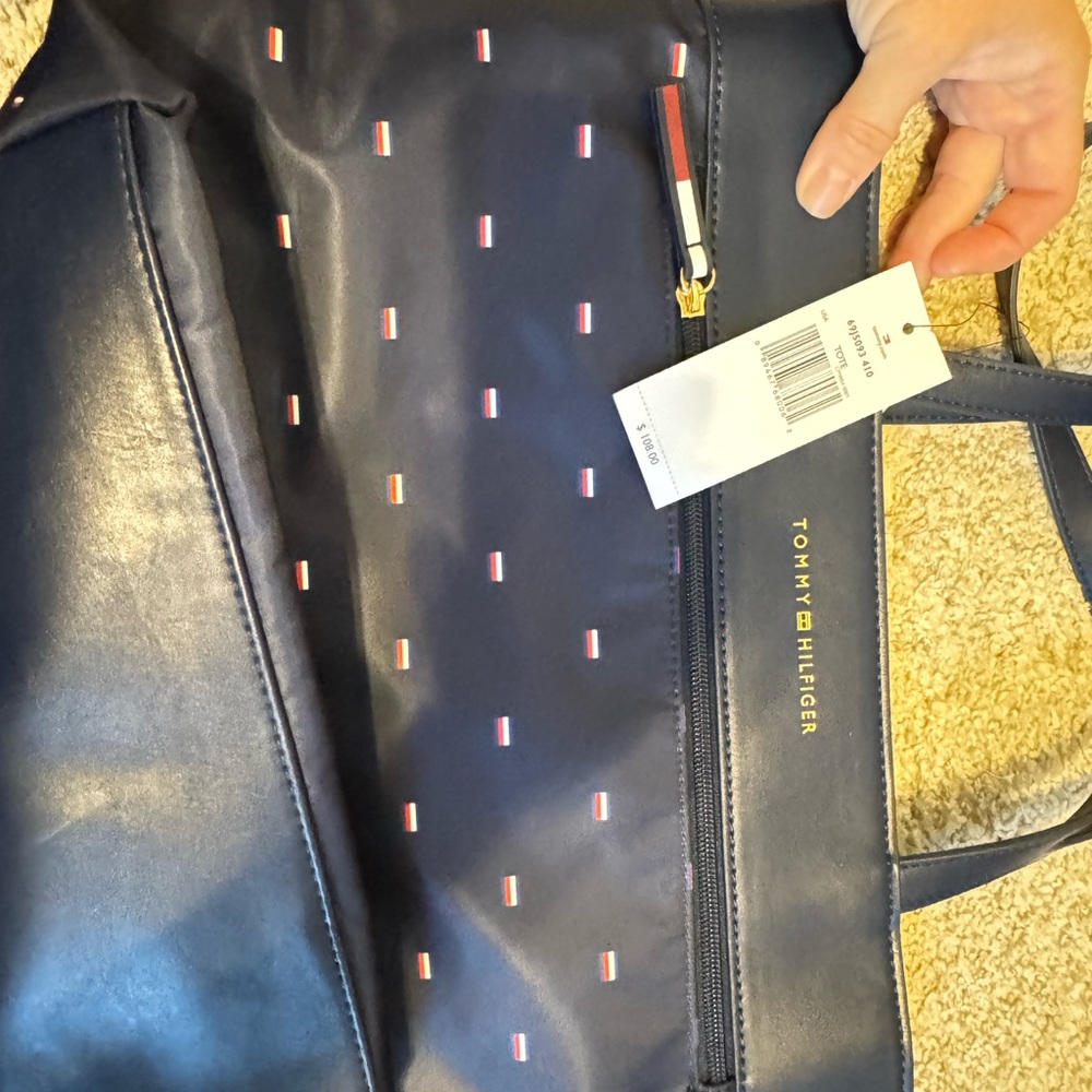 Tommy Hilfiger Dark Blue Tote